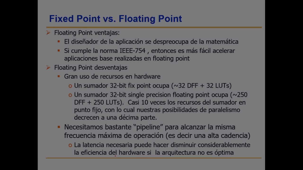Punto flotante en FPGAs: consideraciones de temporización