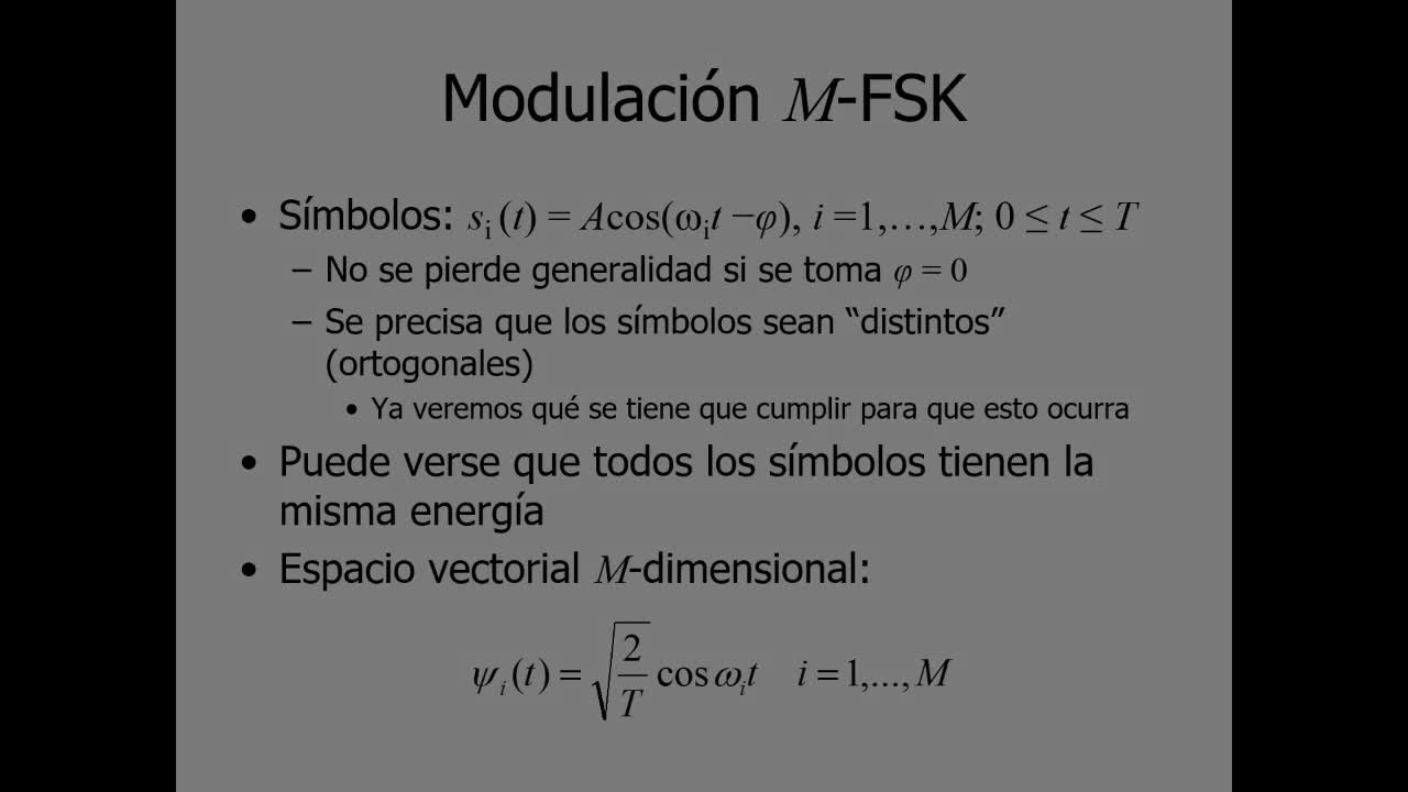 Modulaciones FSK