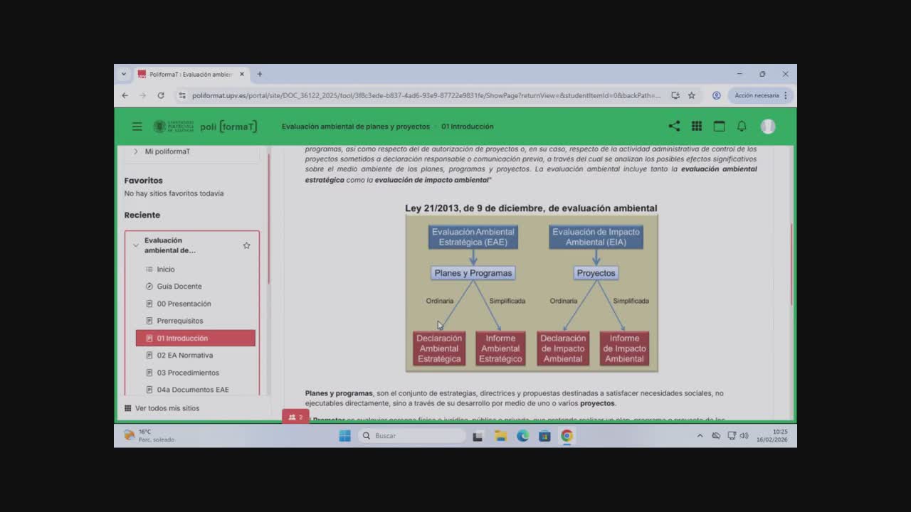 02 Conceptos b�sicos de la Evaluaci�n Ambiental