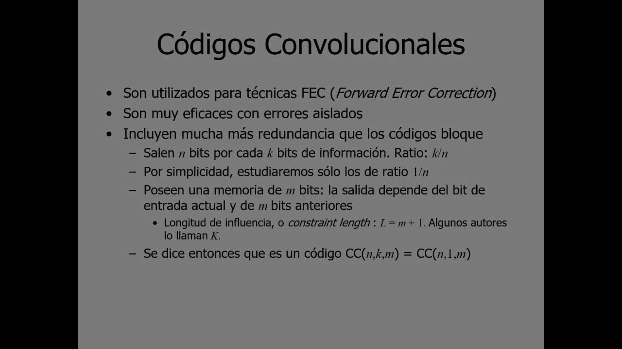 Códigos convolucionales